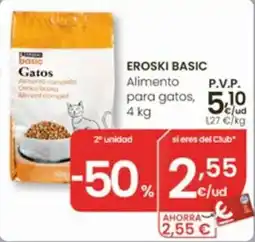 Eroski eroski basic gatos oferta