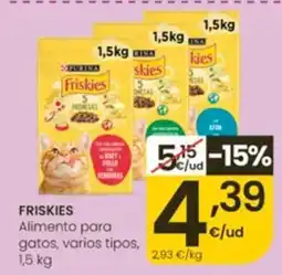 Eroski Friskies Alimento para gatos, varios tipos oferta