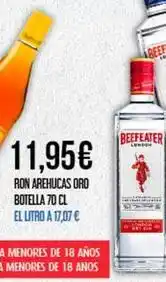 Claudio Arehucas - ron oro botella oferta
