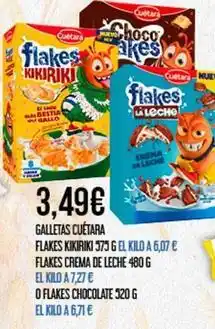 Claudio Cuétara - flakes kikiriki oferta