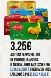 Claudio Serpis - aceitunas oferta