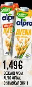 Claudio Alpro - bebida de avena normal o sin azucar oferta