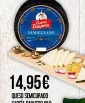 Claudio García baquero - queso semicurado oferta