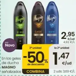 Eroski Magno geles de ducha oferta