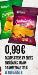 Claudio Ifa eliges - patatas fritas onduladas jamon o campesinas oferta