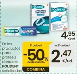 Eroski Polident productos para prótesis dentales oferta