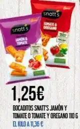Claudio Snatt's - snatt's jamón y tomate o tomate oferta