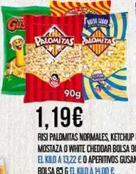 Claudio Risi - normales, ketchup mostaza o white cheddar bolsa oferta