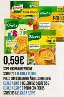 Claudio Knorr - sopa minestrone oferta