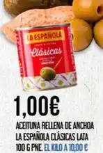 Claudio La española - aceituna rellena de anchoa oferta