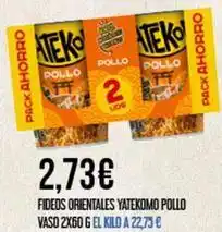Claudio Yatekomo - fideos orientales pollo oferta