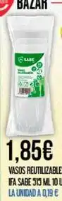 Claudio Ifa sabe - vasos reutilizzable oferta