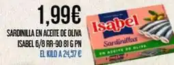 Claudio Isabel - sardinilla en aceite de oliva oferta