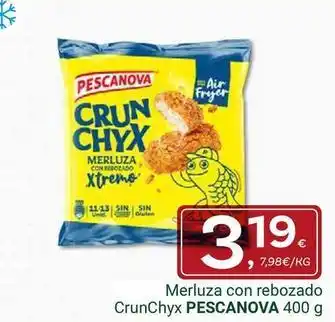 Pescanova - merluza con rebozado crunchyx