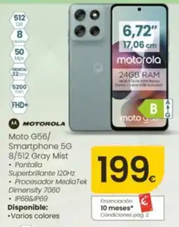 Eroski motorola moto g56 oferta