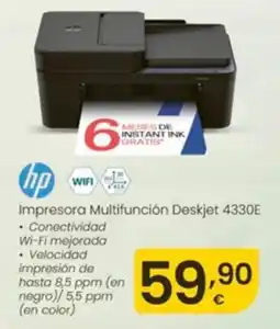 Eroski hp impresora multifuncion deskjet 4330e oferta