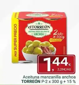 Supermercados Dani El torreón - aceituna manzanilla anchoa oferta