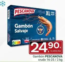 Supermercados Dani Pescanova - gambon crudo oferta