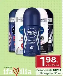 Supermercados Dani Nivea - desodorante roll-on gama oferta