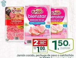 Supermercados Dani Elpozo - jamon cocido, pechuga de pavo o salchichon oferta