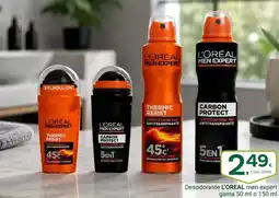 Supermercados Dani L'oréal - desodorante men expert oferta