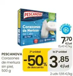 Aliprox Pescanova corazones de merluza sin piel oferta