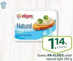 Supermercados Dani Ifa eliges - queso untar natural light oferta