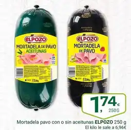 Supermercados Dani Elpozo - mortadela de pavo con o sin aceitunas oferta