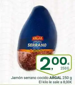 Supermercados Dani Argal - jamon serrano cocido oferta