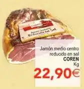 SPAR Coren - jamón medio centro reducido en sal oferta
