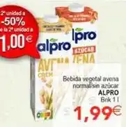 SPAR Alpro - bebida vegetal avena normal oferta
