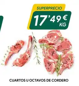Masymas cuartos u octavos de cordero oferta