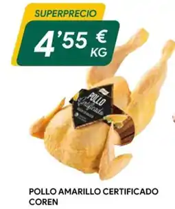 Masymas Pollo amarillo certificado coren oferta