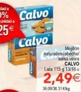 SPAR Calvo - mejillon natural/escabeche/salsa vieira oferta