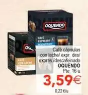 SPAR Oquendo - cafe capsulas con leche/ expr. des/expres/descafeinado oferta