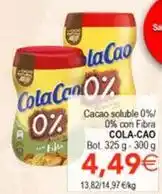 SPAR Cola cao - cacao soluble 0% oferta