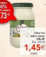 SPAR Calvé - salsa fina sabor casero oferta
