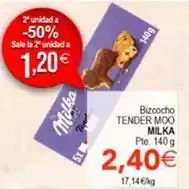 SPAR Milka - bizcocho tender moo oferta