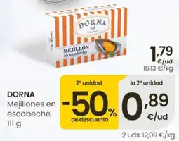 Eroski Dorna mejillones en escabeche oferta
