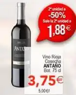 SPAR De antaño - vino rioja cosecha oferta