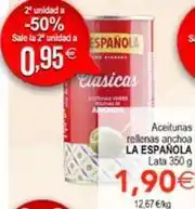 SPAR La española - aceitunas rellenas anchoa oferta
