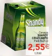 SPAR Cruzcampo - cerveza shandy oferta