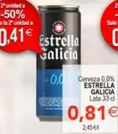 SPAR Estrella galicia - cerveza 0.0% oferta