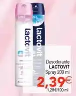 SPAR Lactovit - desodorante oferta