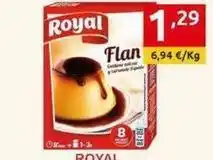 Supermercados Extremadura Royal - flan oferta