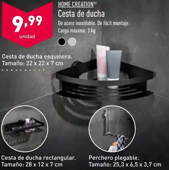 ALDI Home Creation® Cesta de Ducha 3kg oferta