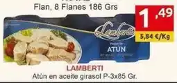 Supermercados Extremadura Lamberti atun en aceite girasol p-3x oferta