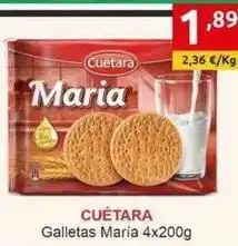 Supermercados Extremadura Cuétara - galletas maria oferta