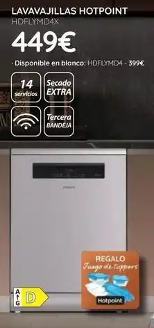 Milar Hotpoint - lavavajillas oferta