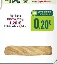 Masymas Pan barra oferta